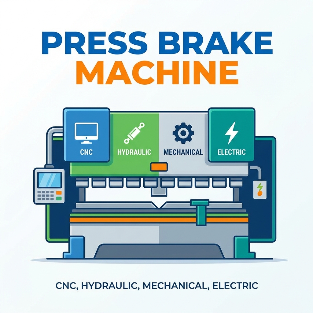 Tipos de máquinas dobradeiras: CNC, hidráulicas, mecânicas e elétricas